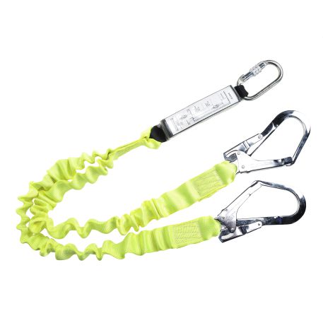 FP52 Double Lanyard Elasticated with Shock Absorber - Click Image to Close